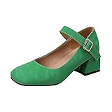Damen Pumps Elegant Und Bequem, Mary Jane Schuhe Damen Mit Absatz...