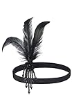 BABEYOND 1920s Stirnband Damen Gatsby Kostüm Accessoires 20er...
