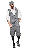 20er Jahre Peaky Blinders Herren Glencheck Anzug Knickerbocker...