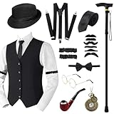 Grantop 1920s Jahre Herren Accessoires, 20er Jahre Herren...