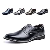 Anzugschuhe Herren Oxford Derby Schuhe Brogues Lederschuhe...