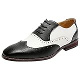 ANUFER Herren Stattlich Mikrofaser Leder Brogues Hochzeitsschuhe...