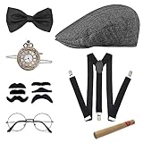 20er Jahre Kostüm Herren Accessoires, Mafia Kostüm Herren,...