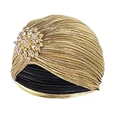 Meleager Damen Turban Hut mit Kristall Brosche,20er Jahre Hut...