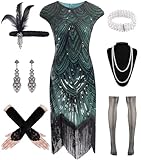 WILDPARTY 20er Jahre Kostüm Damen Charleston Kleid, Flapper...