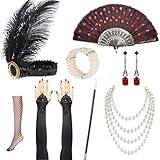 Nabance 20er Jahre Accessoires Gatsby Accessoires Damen 20er...